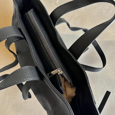 Large Leather Tote Bag Handmade Italian Shoulder Women